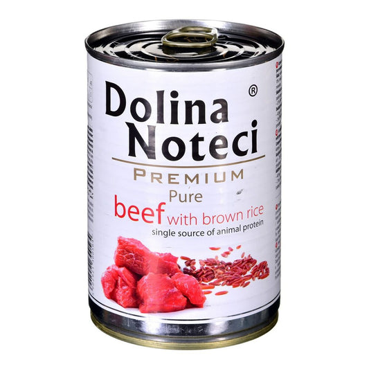 Cibo umido Dolina Noteci Premium Carne di vitello Riso 400 g