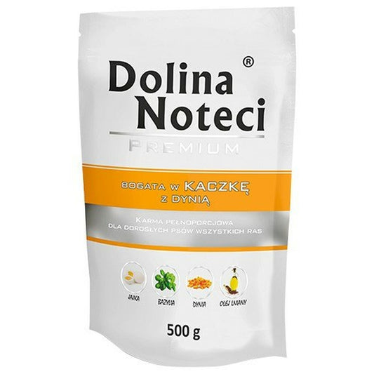 Cibo umido Dolina Noteci Premium Carne di vitello Anatra Zucca Maiale 500 L 500 g