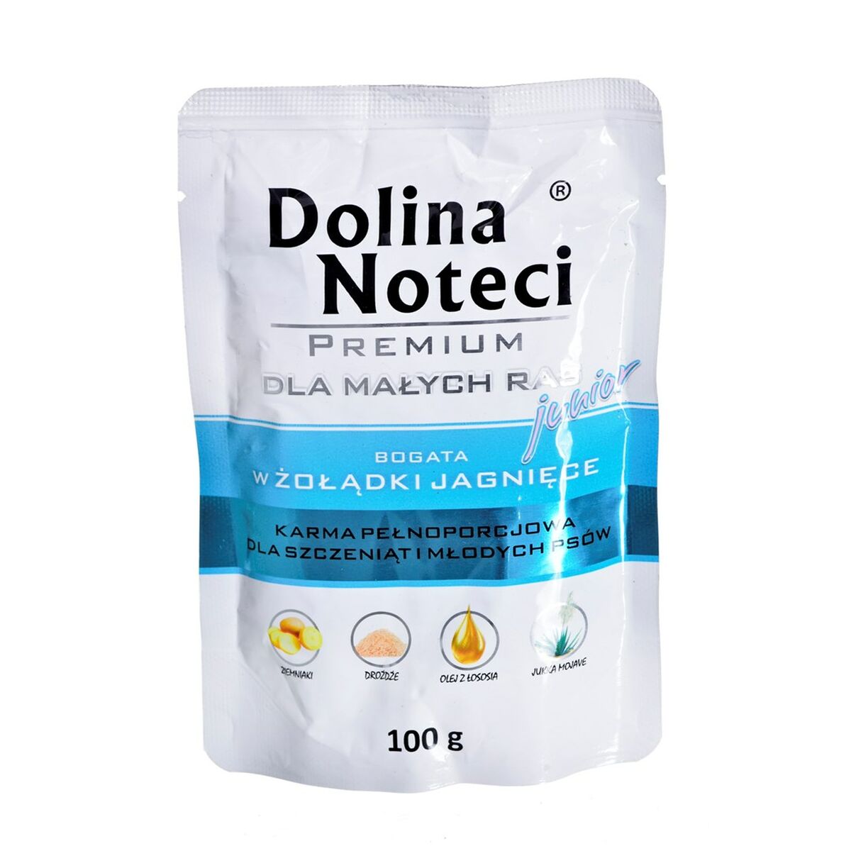 Cibo umido Dolina Noteci Premium Junior Agnello 100 g