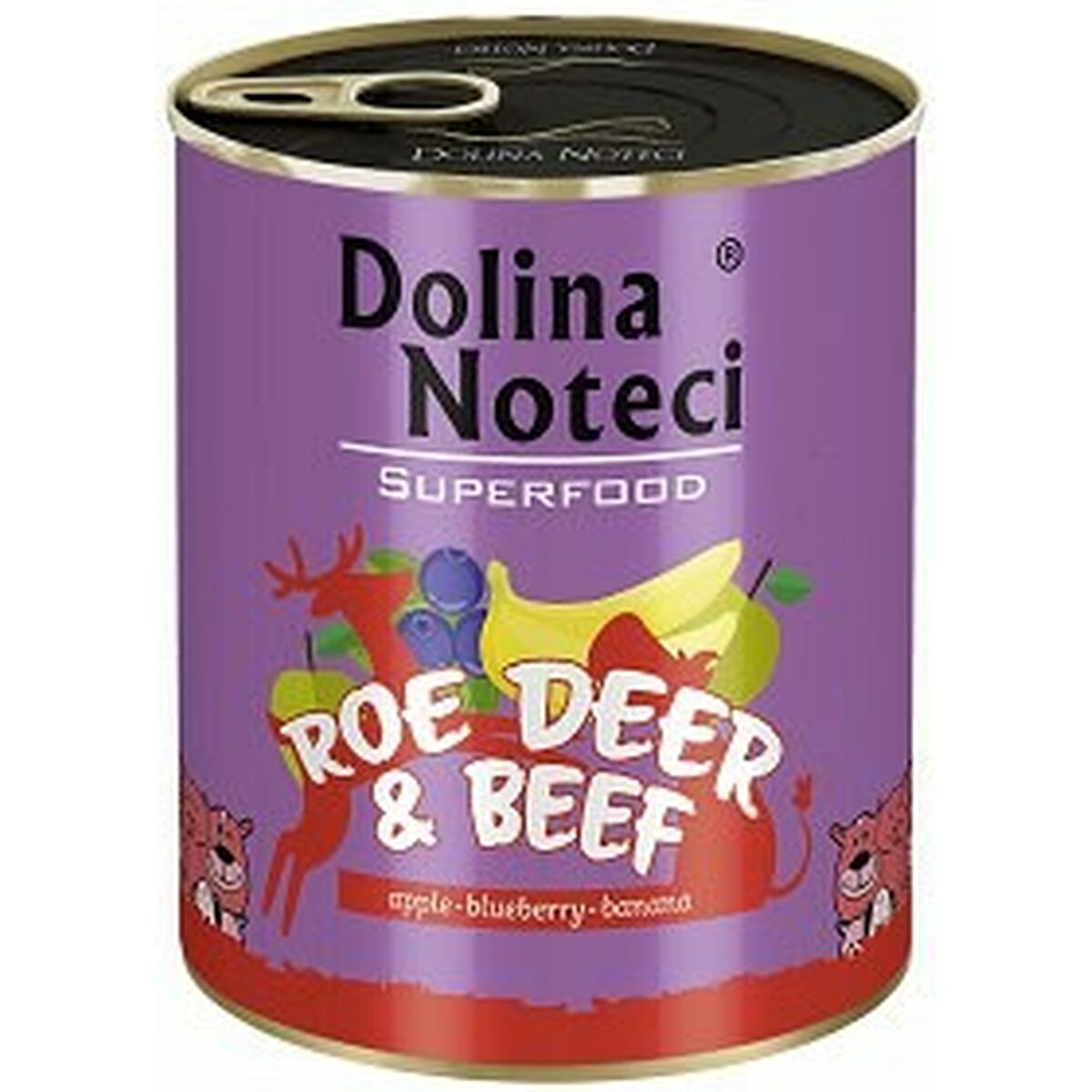 Cibo umido Dolina Noteci Superfood Carne di vitello Cervo Renna 800 g