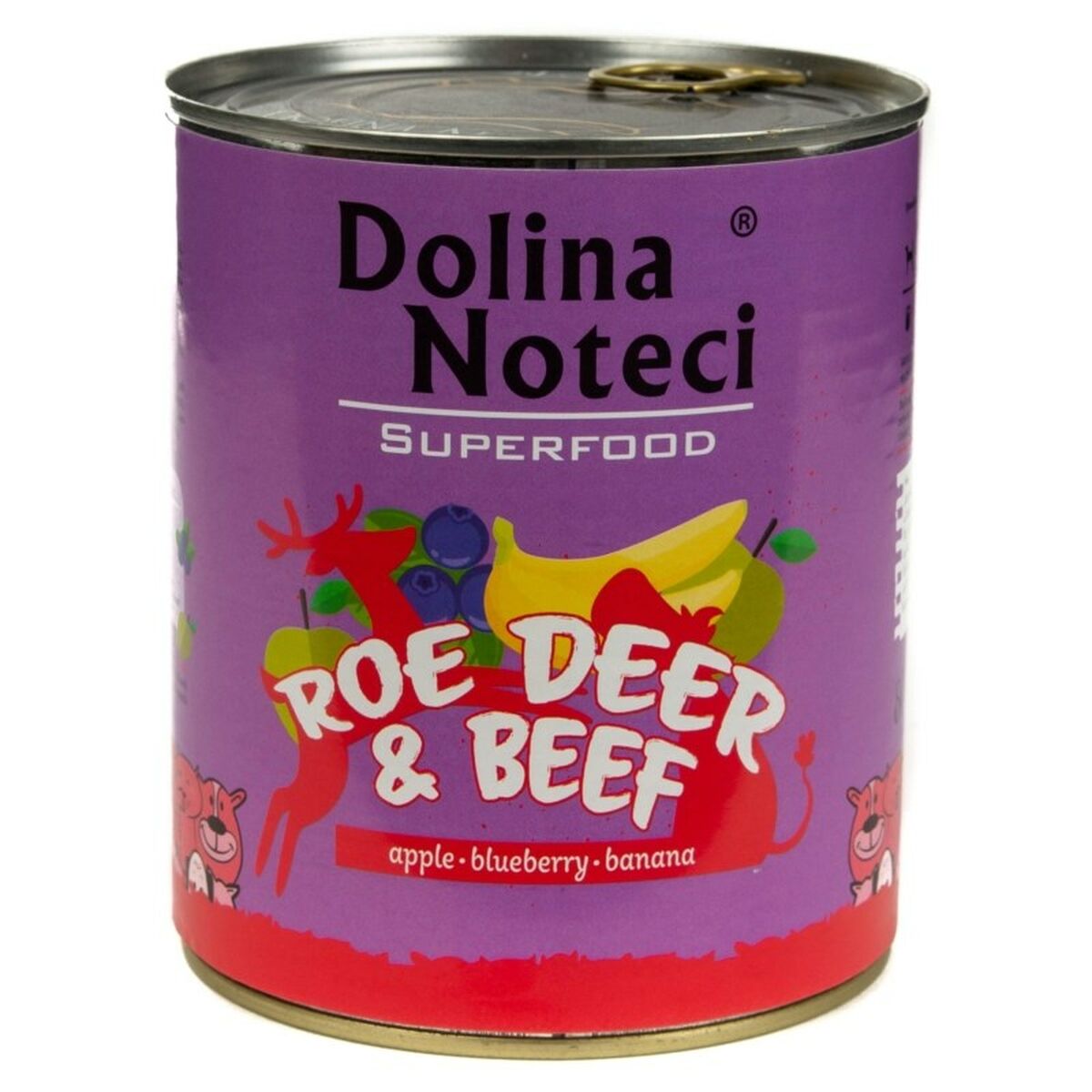 Cibo umido Dolina Noteci Superfood Carne di vitello Cervo 400 g