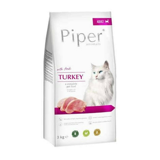 Cibo per gatti Dolina Noteci Piper Animals Adulto Tacchino 3 Kg