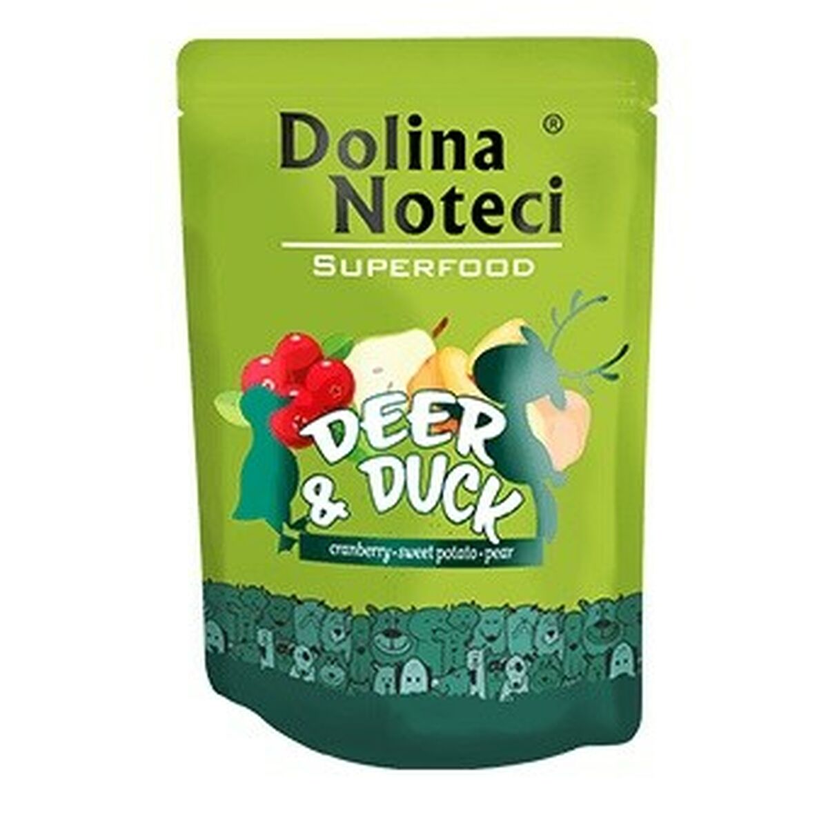 Cibo umido Dolina Noteci Superfood Anatra Renna 300 g