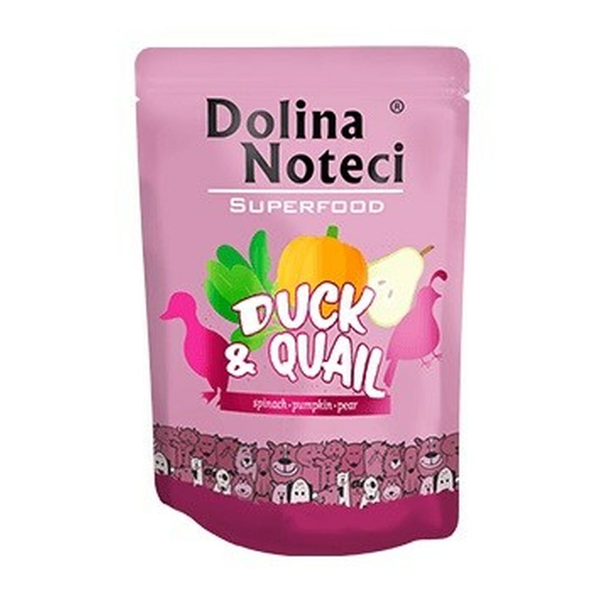 Cibo umido Dolina Noteci Superfood Anatra 300 g