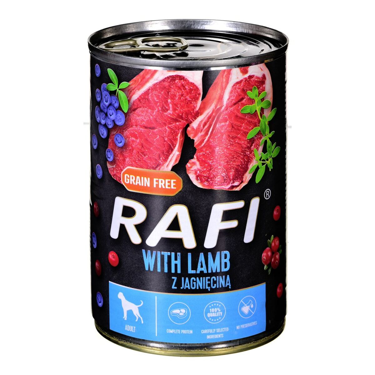 Cibo umido Dolina Noteci Rafi Agnello 400 g