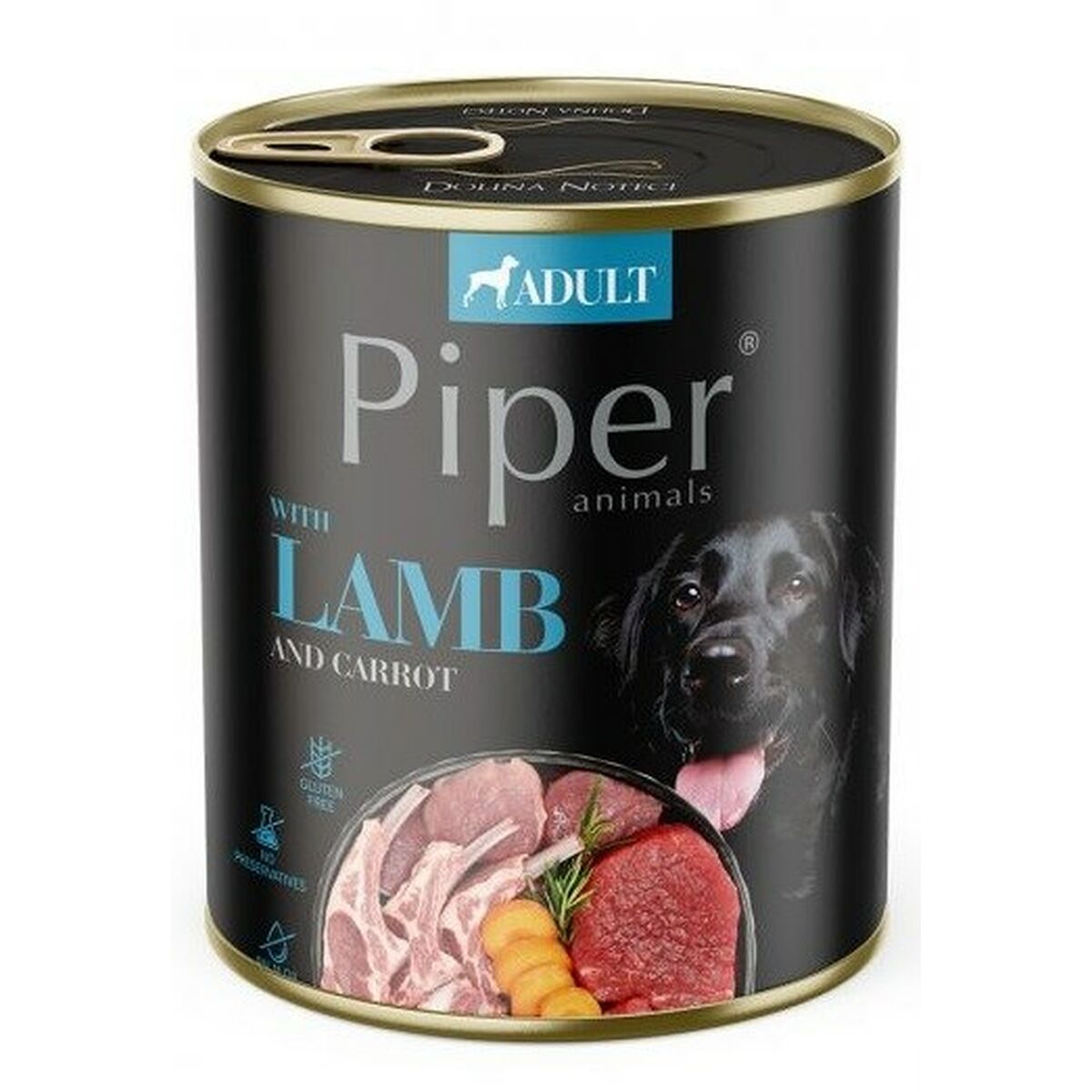 Cibo umido Dolina Noteci Piper Lamb with carrot Agnello Carota 800 g