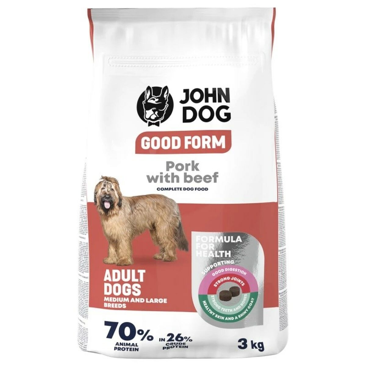 Io penso John Dog Good Form Carne di vitello Maiale 3 Kg