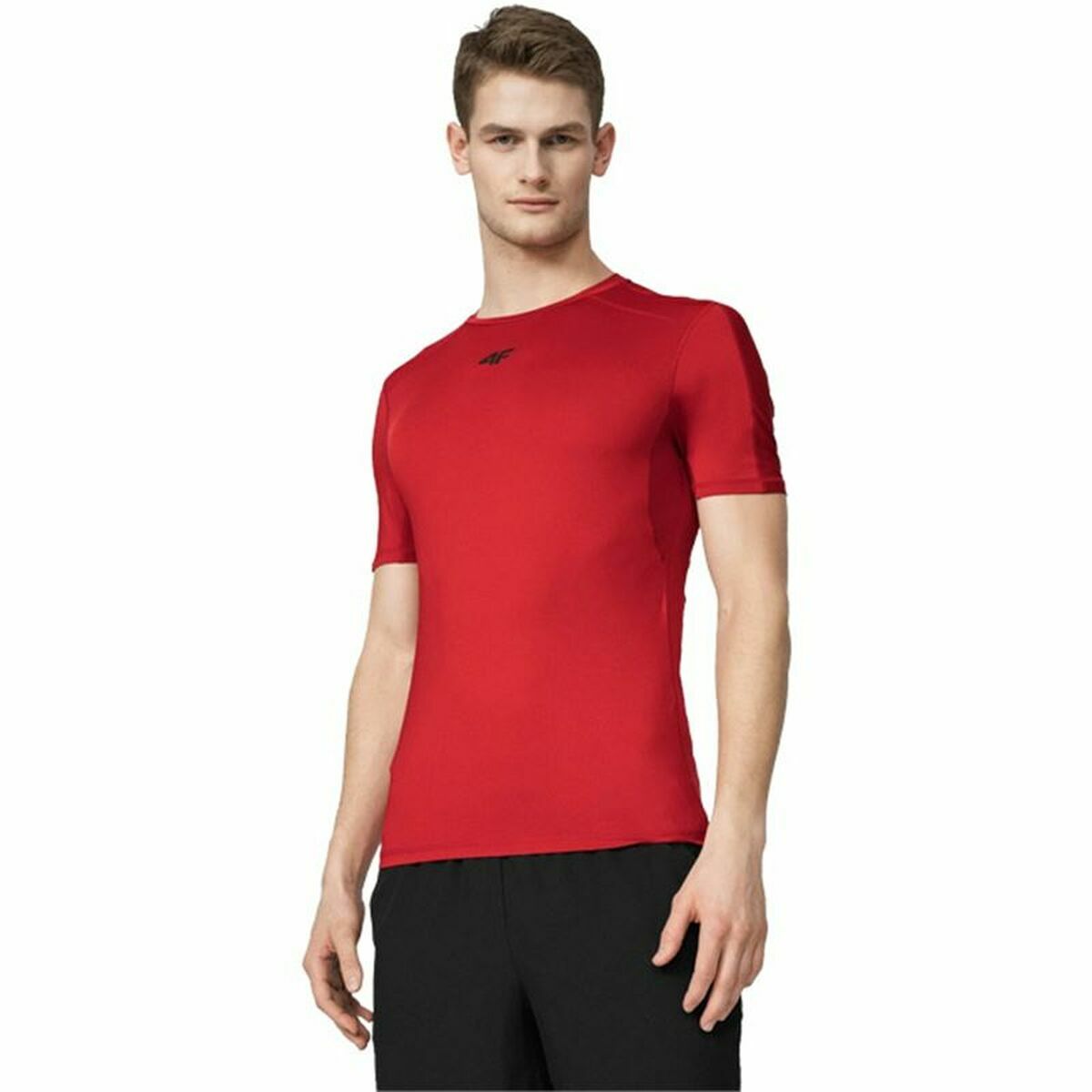 Maglia a Maniche Corte Uomo 4F Quick-Drying Rosso