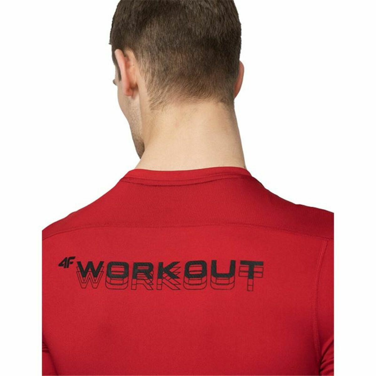 Maglia a Maniche Corte Uomo 4F Quick-Drying Rosso