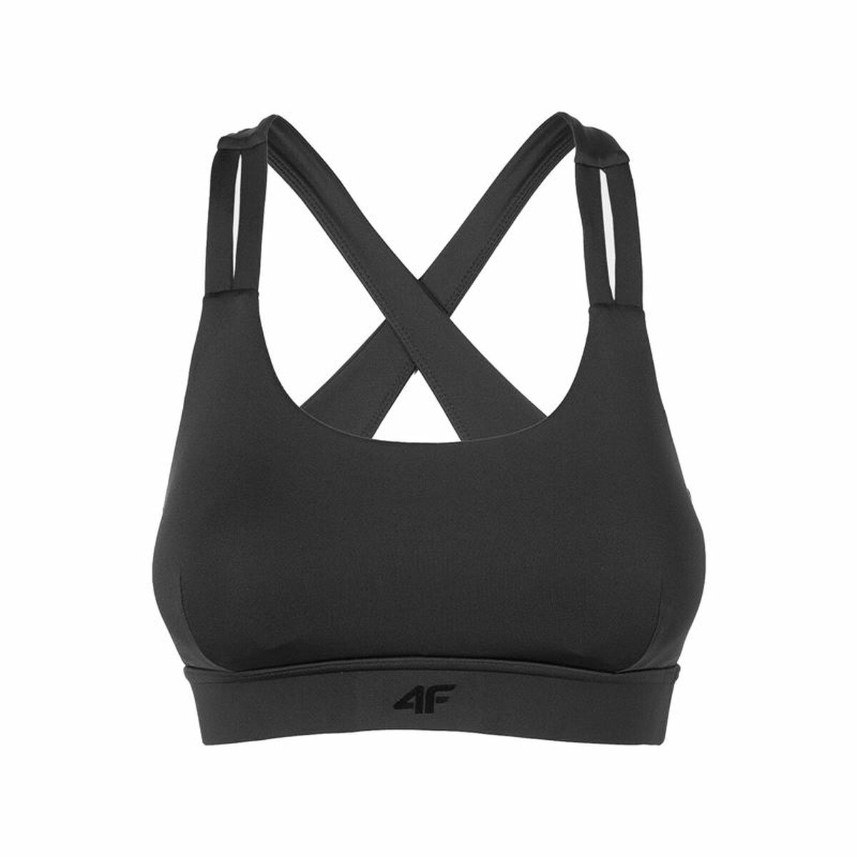 Reggiseno Sportivo 4F Nero Yoga