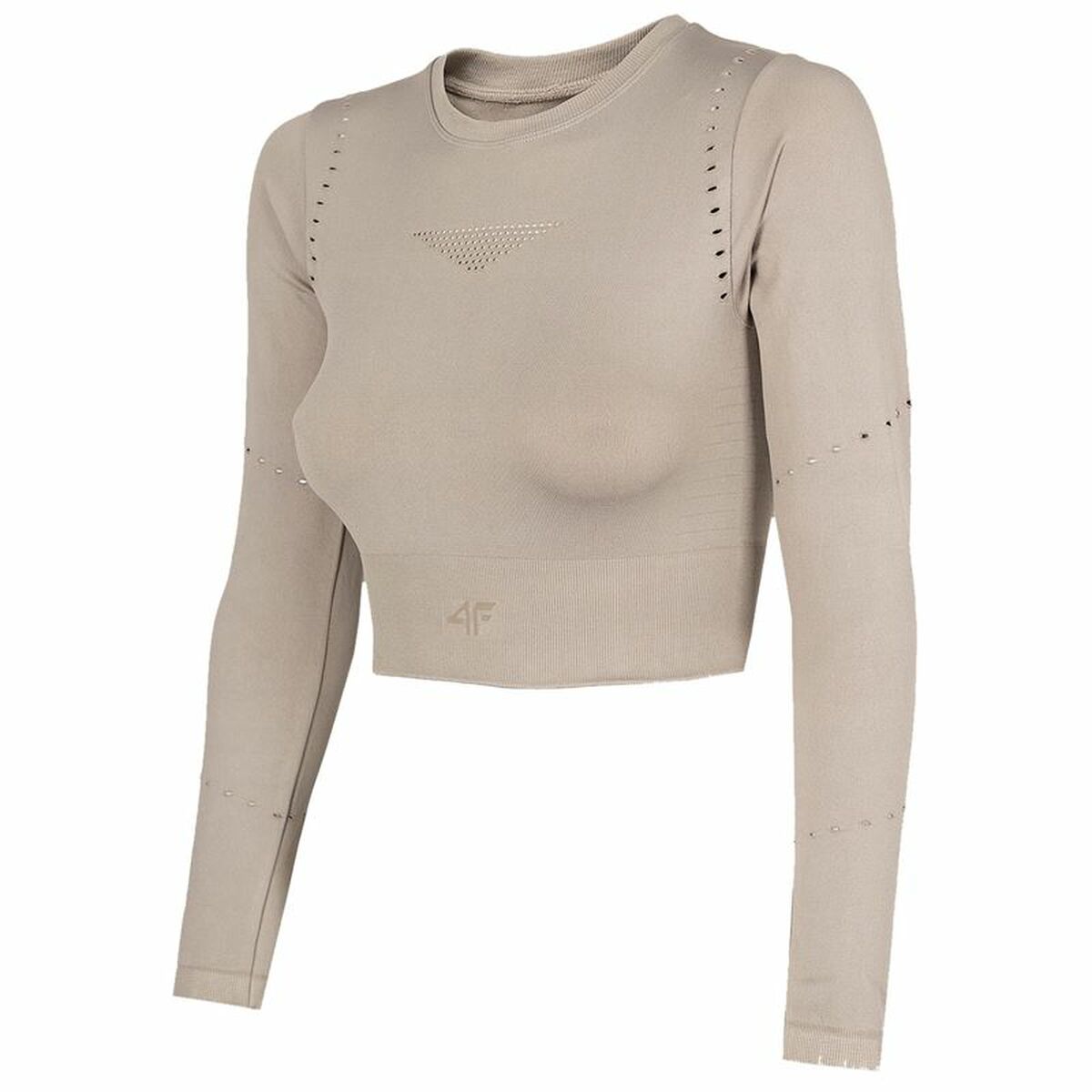 Felpa senza Cappuccio Donna 4F Beige