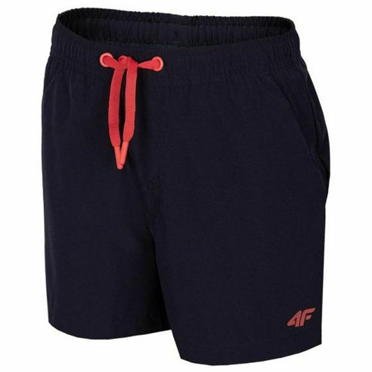 Pantaloncini Sportivi per Bambini 4F JSKMT001 Blu scuro