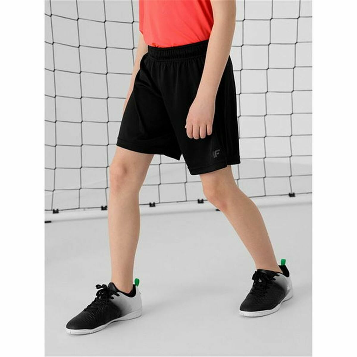 Pantaloncini Sportivi per Bambini 4F HJL22-JSKMTR001 Nero