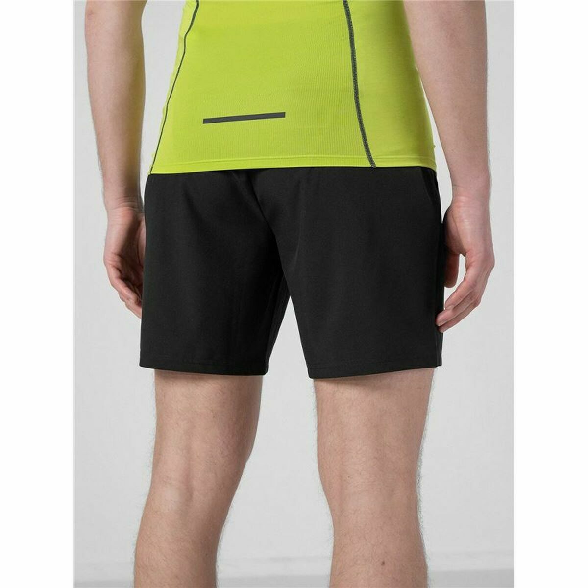 Pantaloni Corti Sportivi da Uomo 4F Quick-Drying Nero