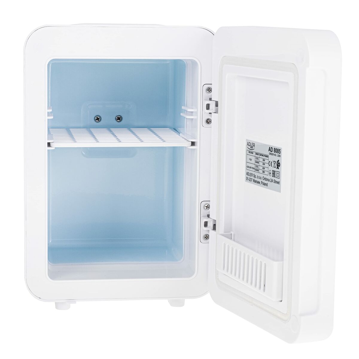 Mini Frigo per Cosmetici Adler AD 8085 Bianco Specchio 4 L