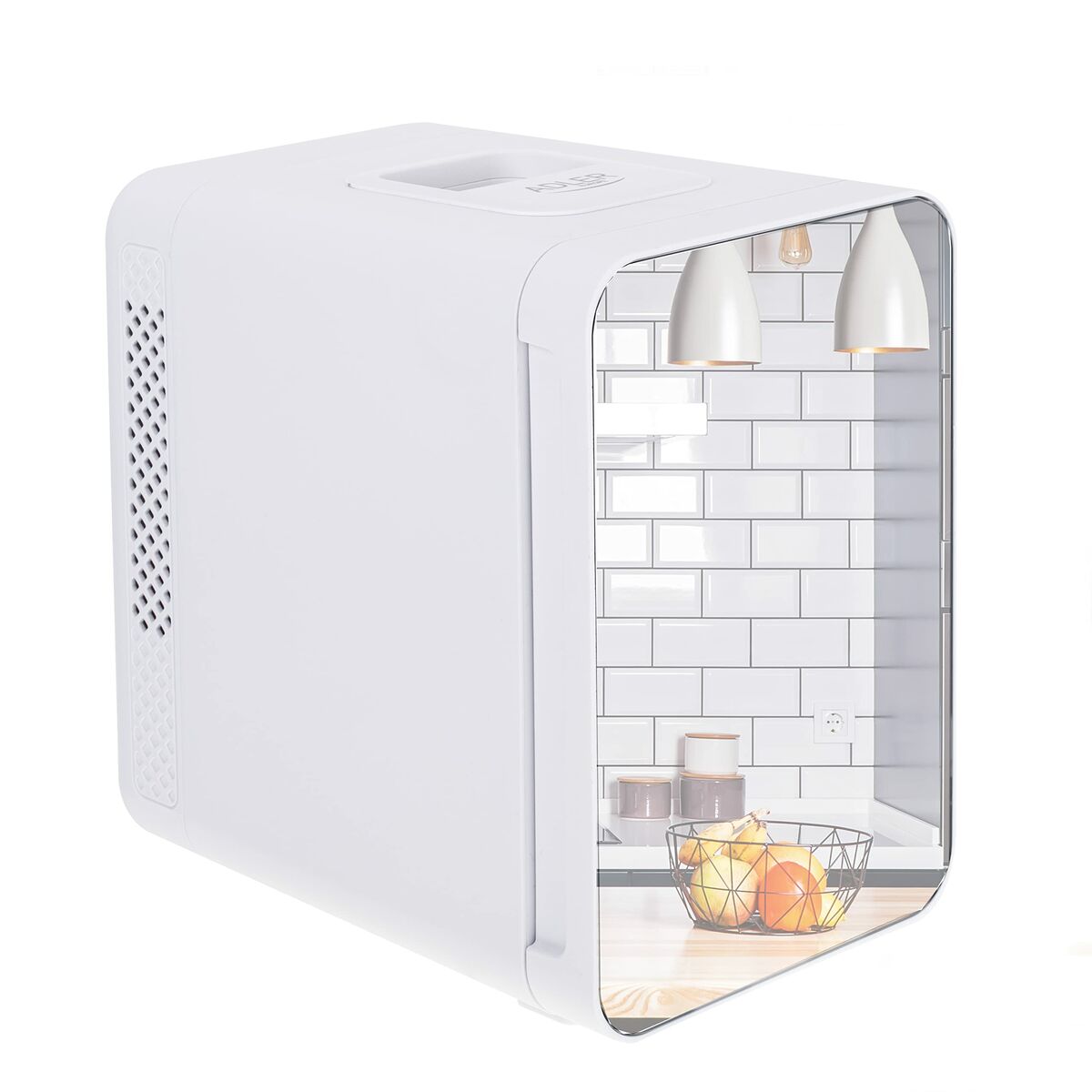 Mini Frigo per Cosmetici Adler AD 8085 Bianco Specchio 4 L