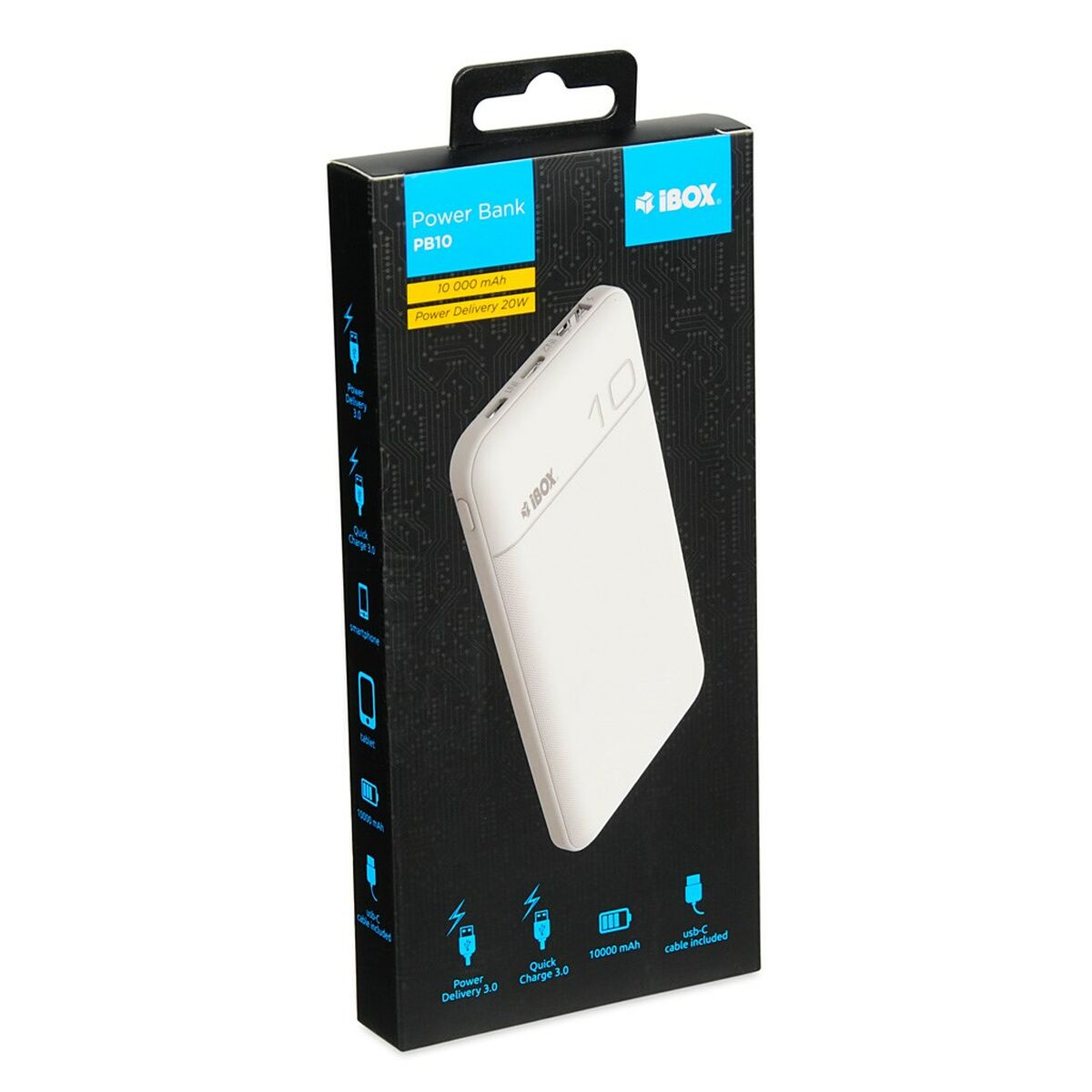 Powerbank Ibox IPB10 Bianco 10000 mAh