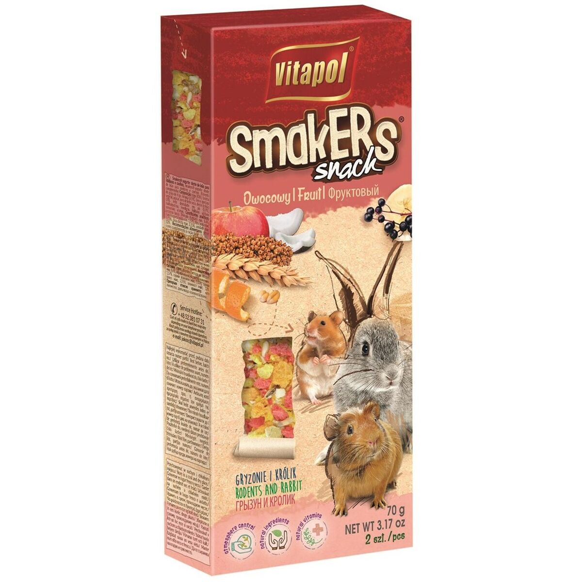 Snacks Vitapol Smakers Animali piccoli 90 g