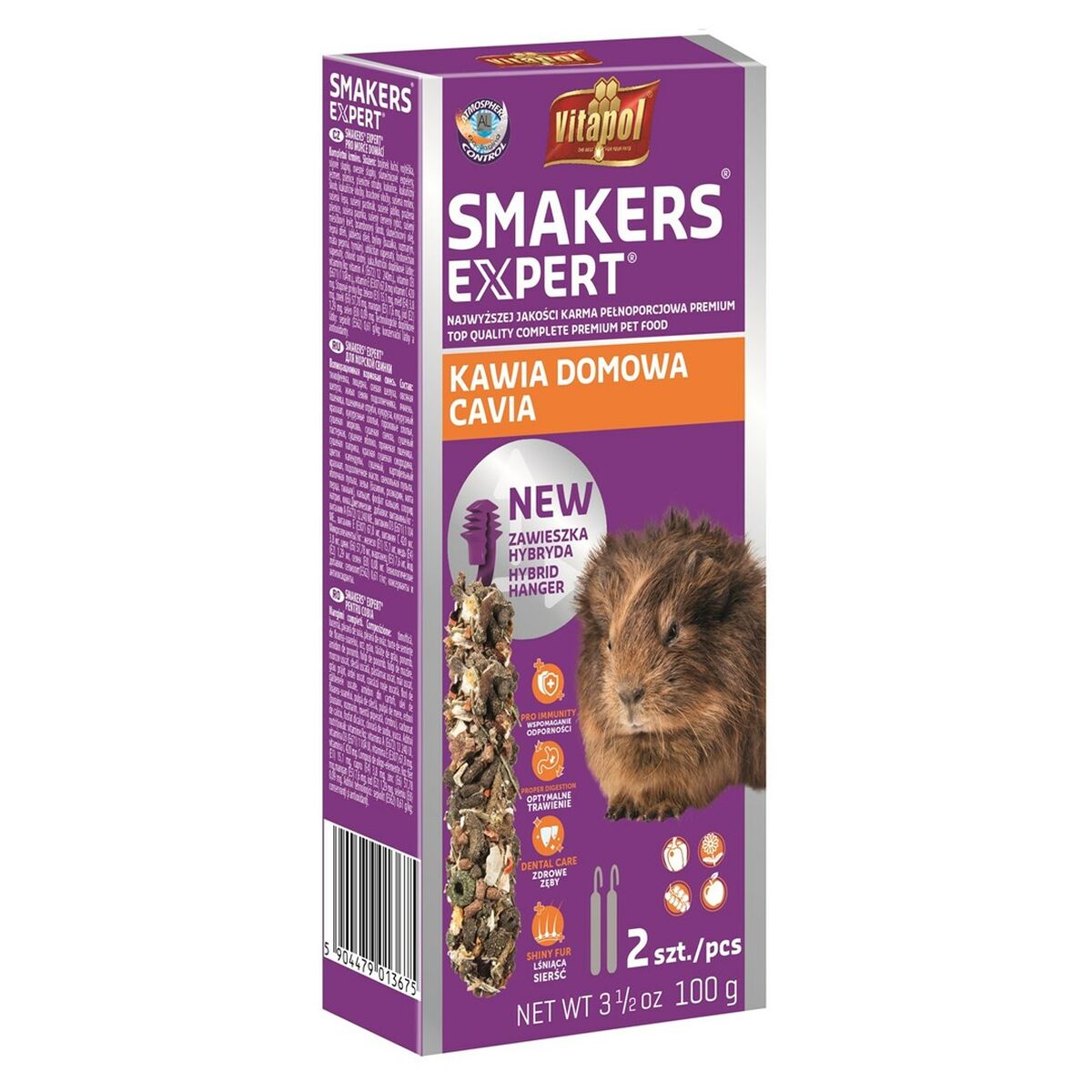 Snacks Vitapol Smakers Expert Roditori Vegetale 100 g