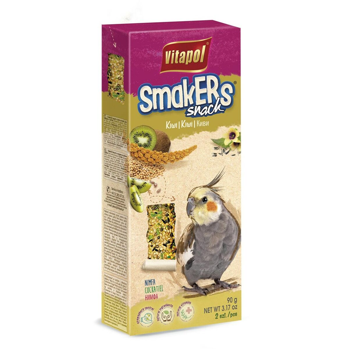 Mangime per uccelli Vitapol Smakers Kiwi