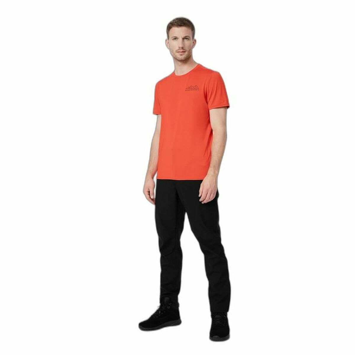 Maglia a Maniche Corte Uomo 4F Fnk M209 Rosso