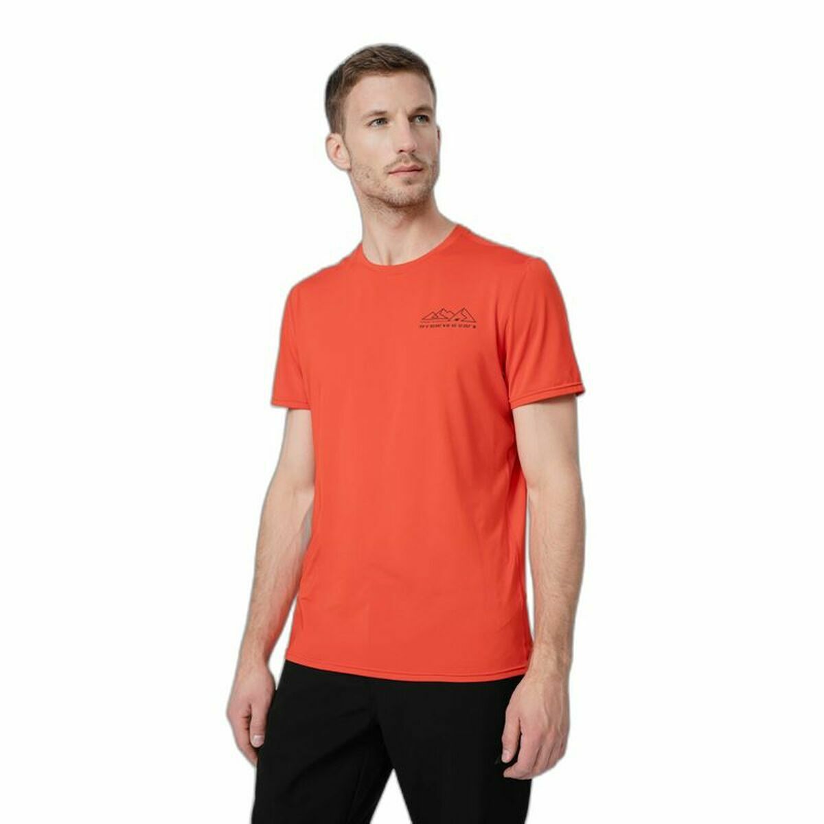 Maglia a Maniche Corte Uomo 4F Fnk M209 Rosso