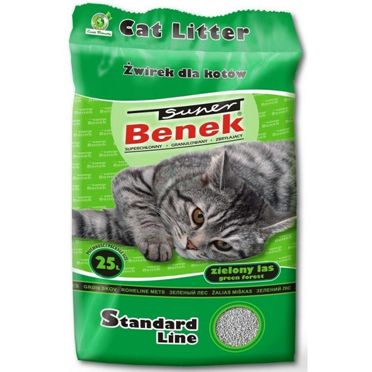 Sabbia per Gatti Super Benek Standard Bosco 25 L