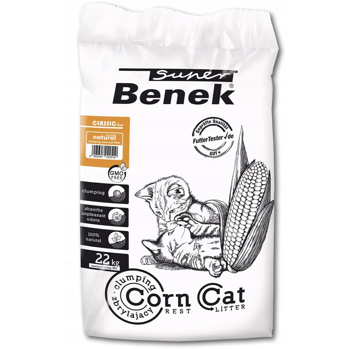 Sabbia per Gatti Super Benek Classic 35 L