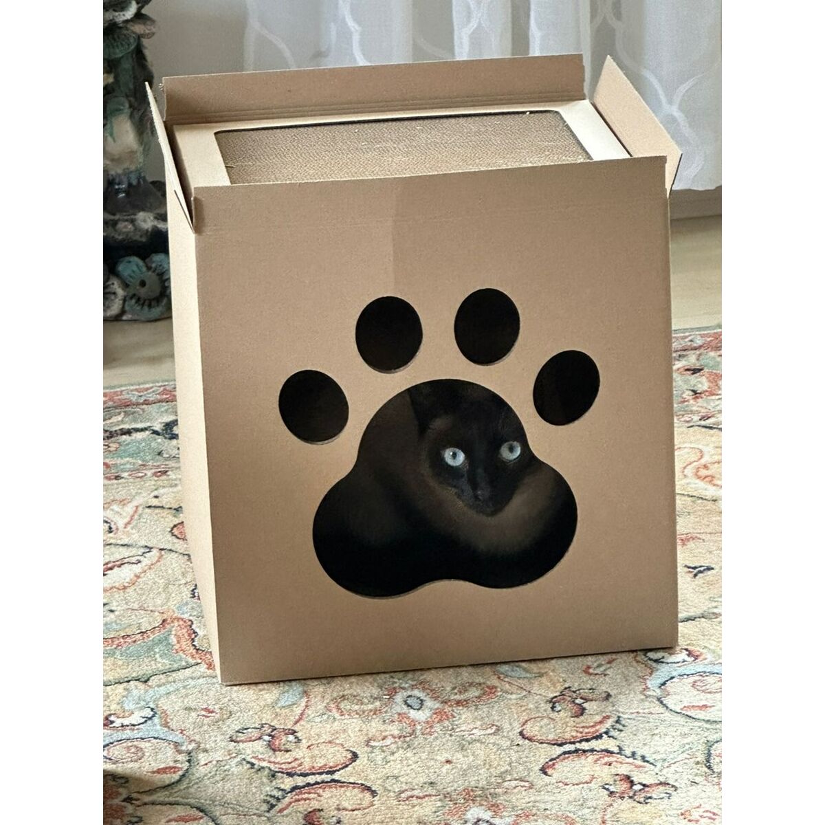 Tiragraffi per Gatti Carton+Pets Netti Bronce Cartone 35 x 35 x 35 cm