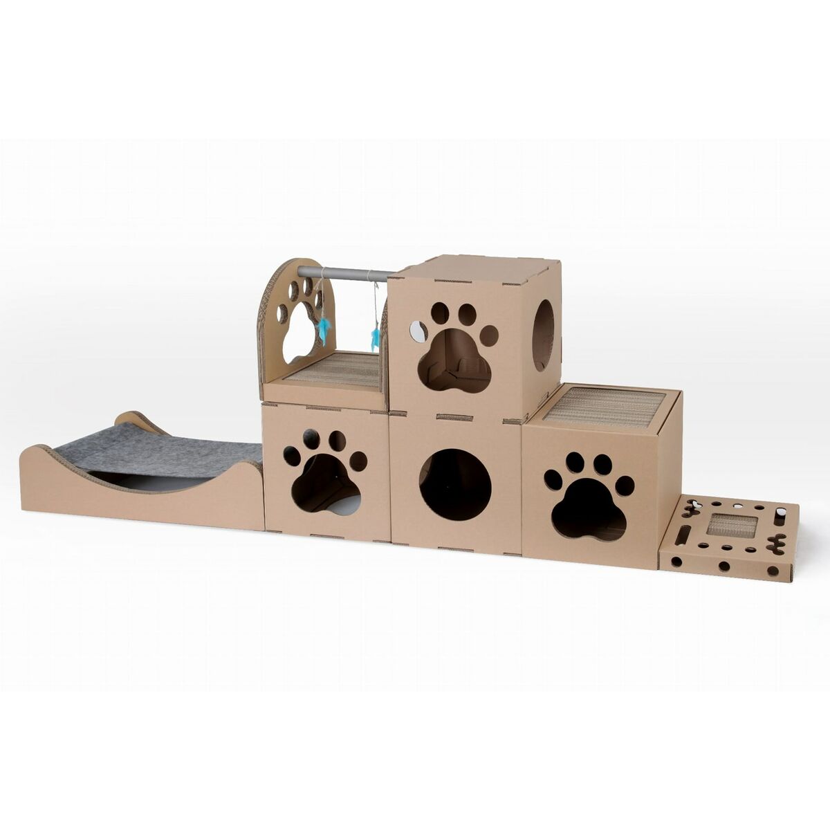 Stallo Carton+Pets Twins Bronce 36 x 36 x 36 cm