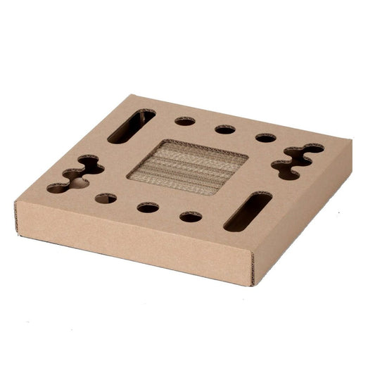 Tiragraffi per Gatti Carton+Pets Bronce Cartone 34,5 x 4 x 34,5 cm