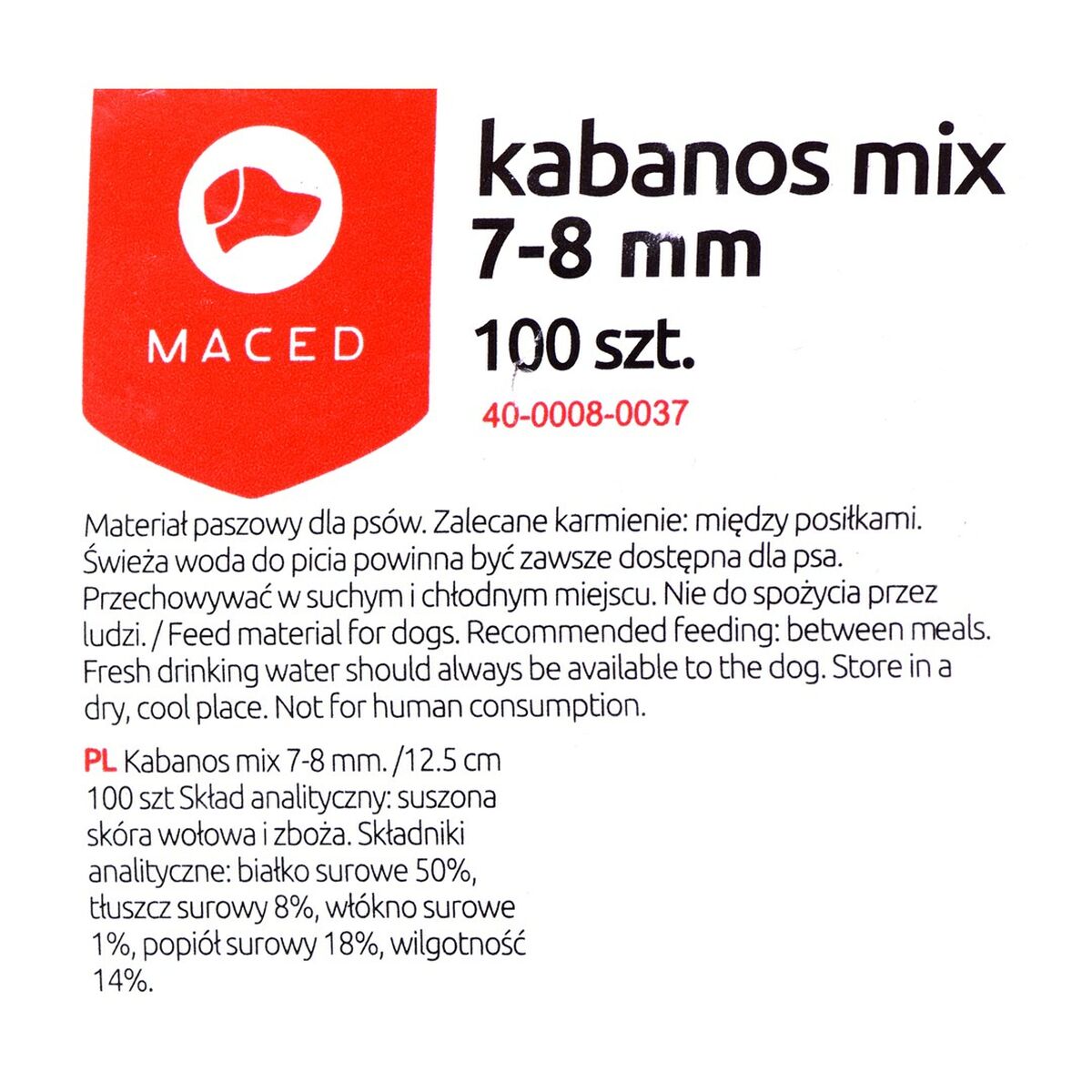 Snack per Cani Maced 600 g