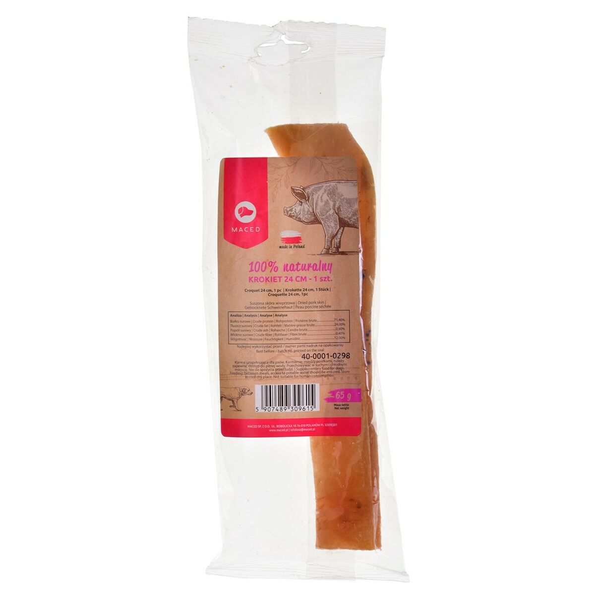 Snack per Cani Maced Maiale 150 g