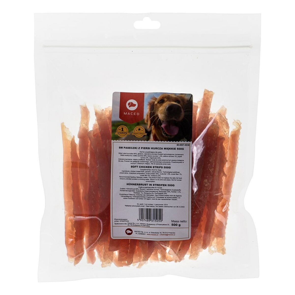 Snack per Cani Maced Mini Pollo 500 g