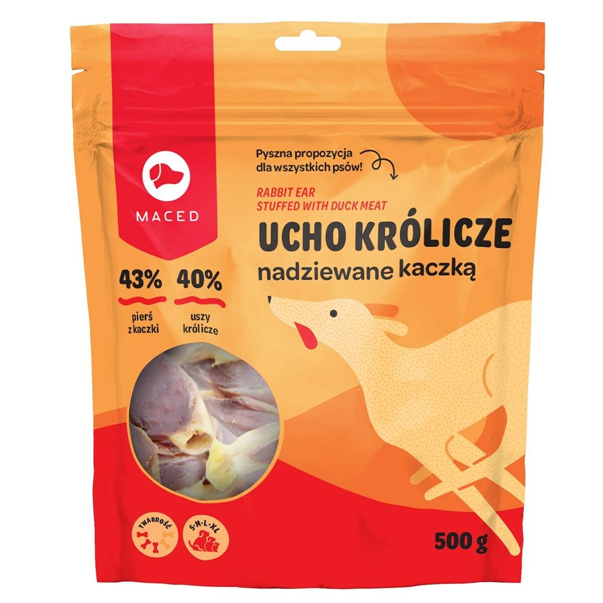 Snack per Cani Maced Anatra Coniglio 500 g