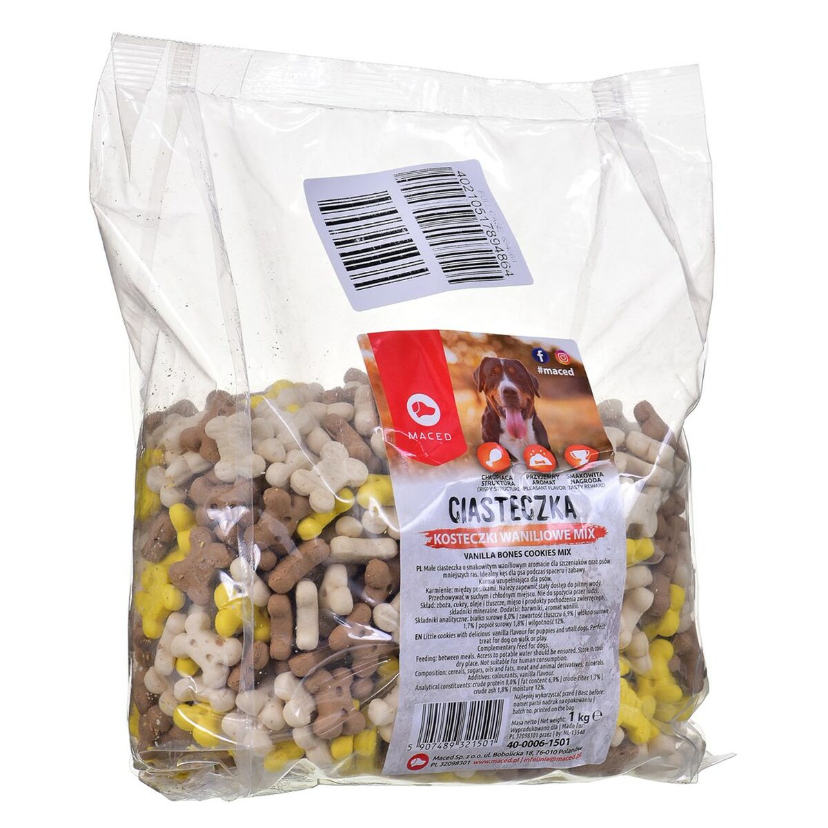 Snack per Cani Maced Carne 1 kg