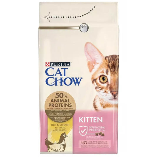 Cibo per gatti Purina Cat Chow Kitten Pollo 1,5 Kg