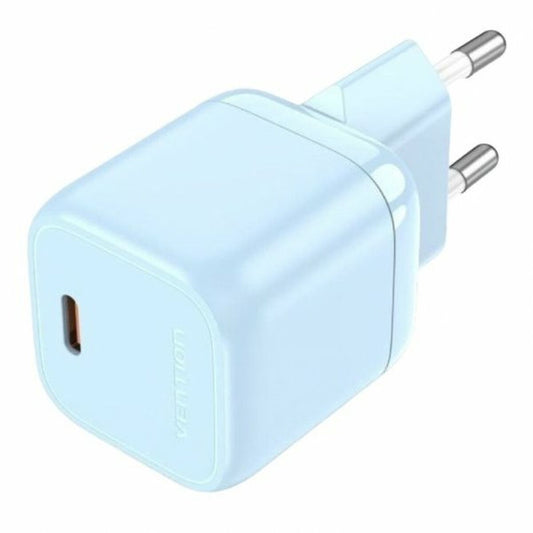 Caricabatterie da Parete Vention FAKW0-EU 30 W USB-C Azzurro