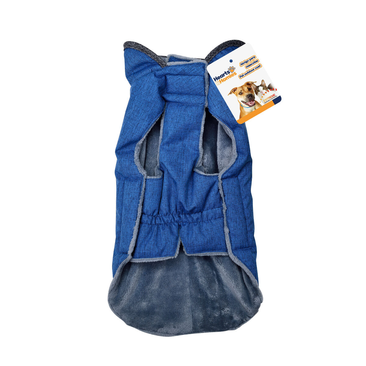 Cappotto per Cani Hearts & Homies BESTIE PETS Azzurro 35 cm