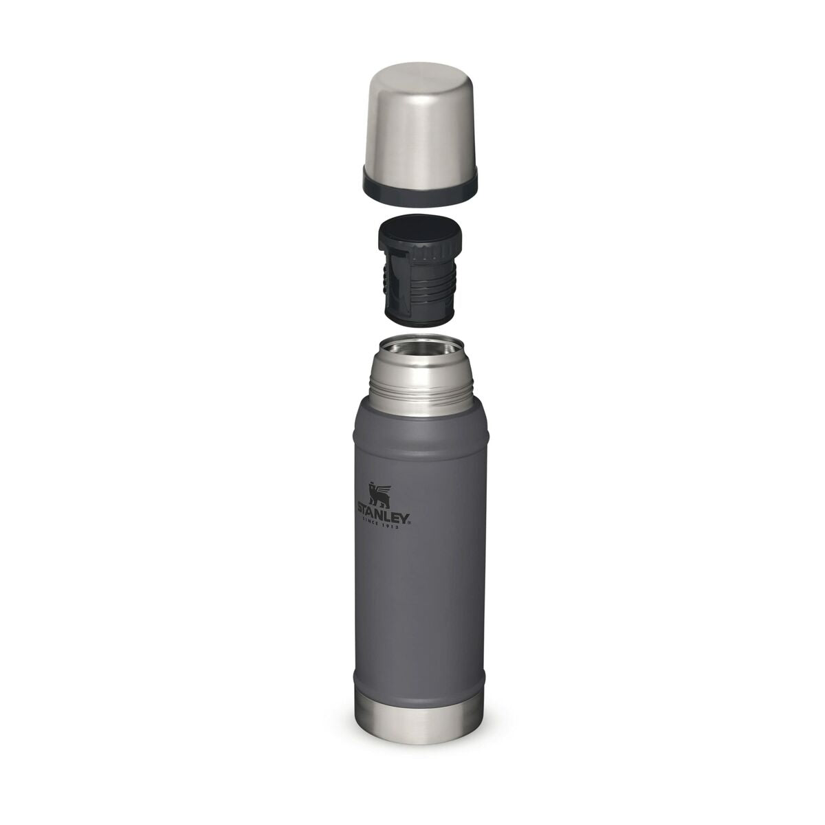 Thermos Stanley Legendary Classic 750 ml Grigio scuro charcoal Acciaio inossidabile