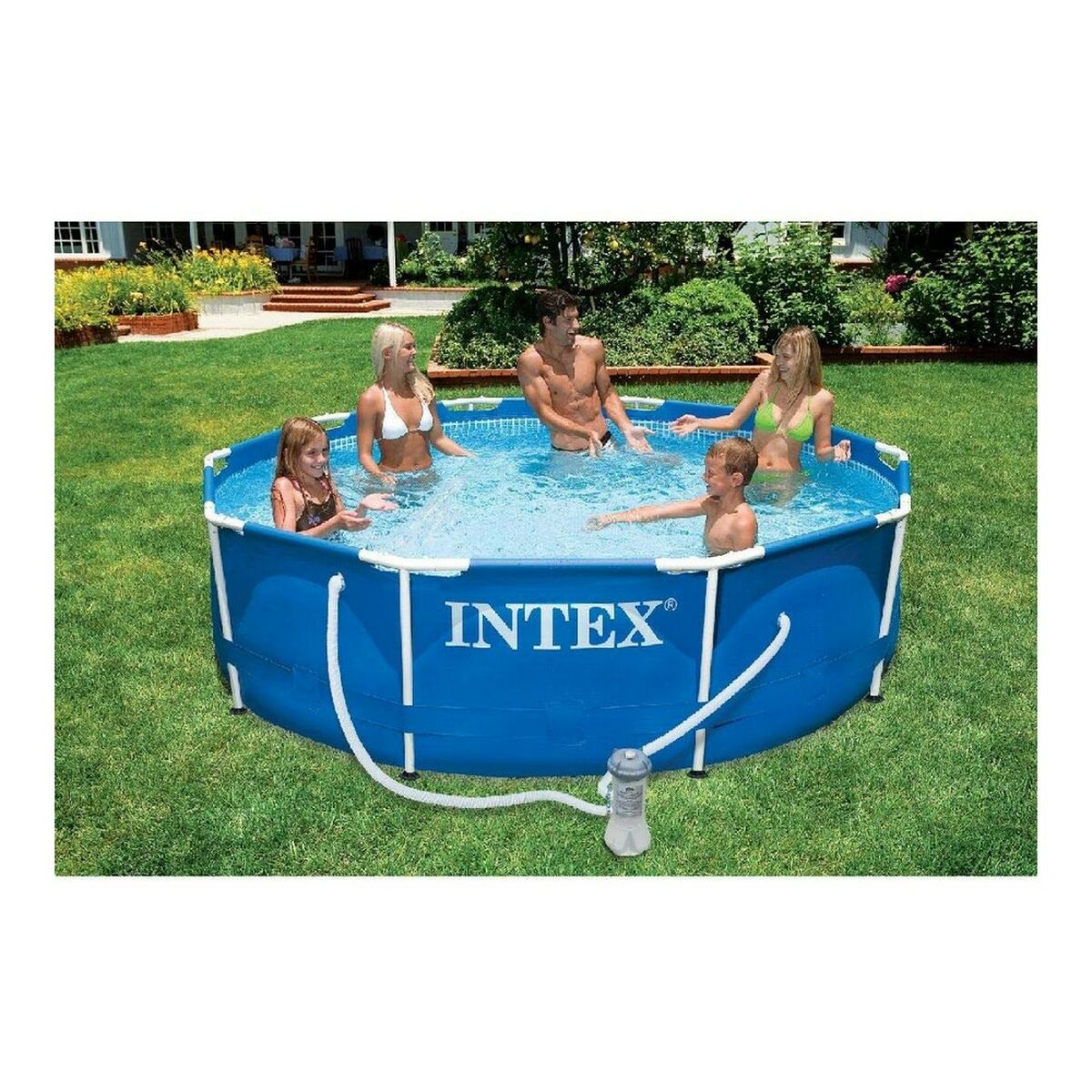 Piscina Smontabile Intex Azzurro KIT 4485 L (ø 305 x 76 cm)