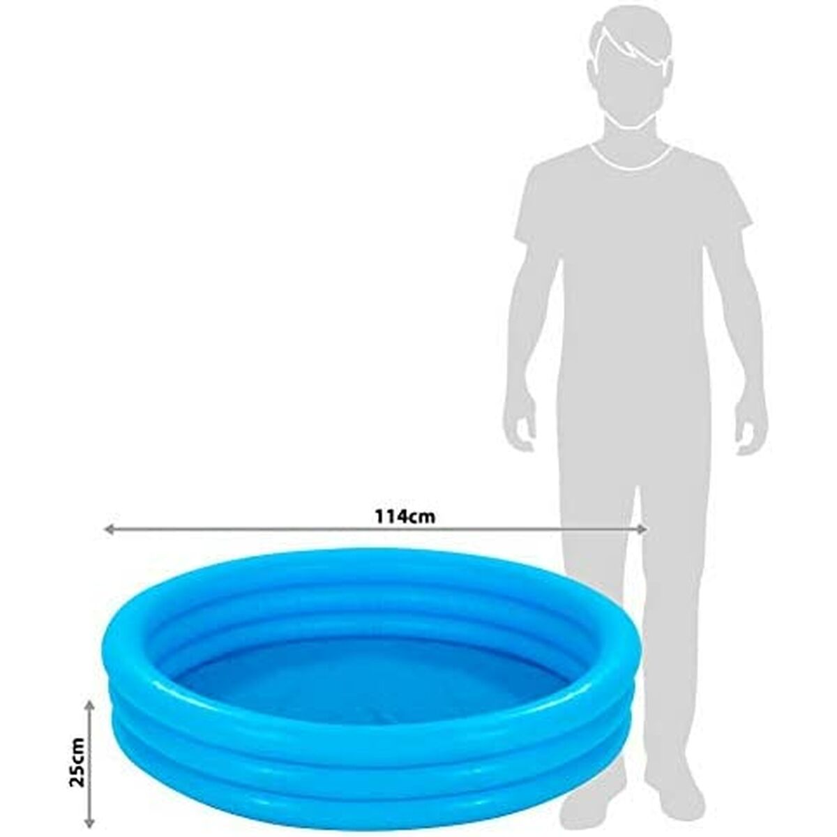 Piscina Gonfiabile per Bambini Intex 156 L 114 x 25 cm