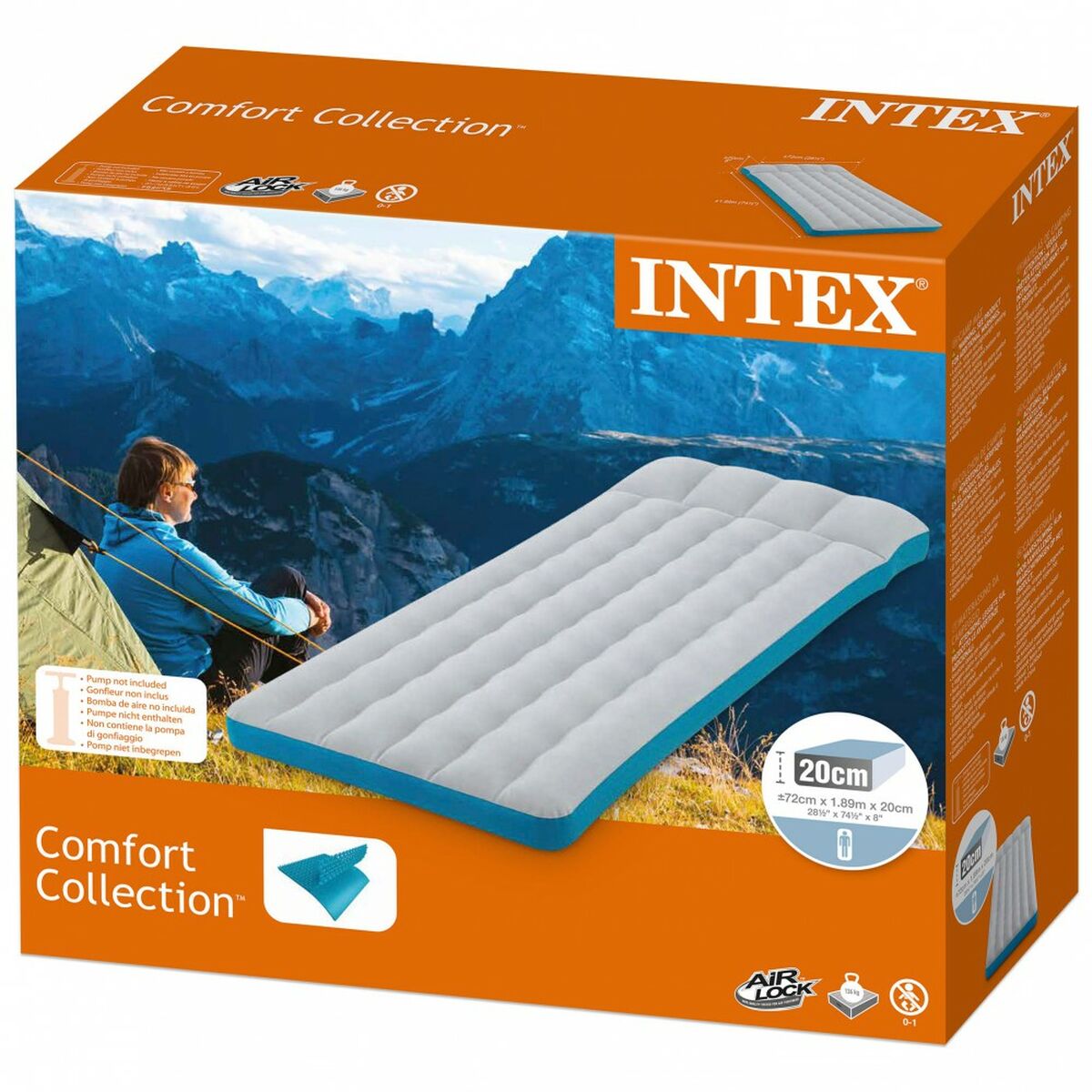 Materasso Gonfiabile   Intex         72 x 20 x 189 cm