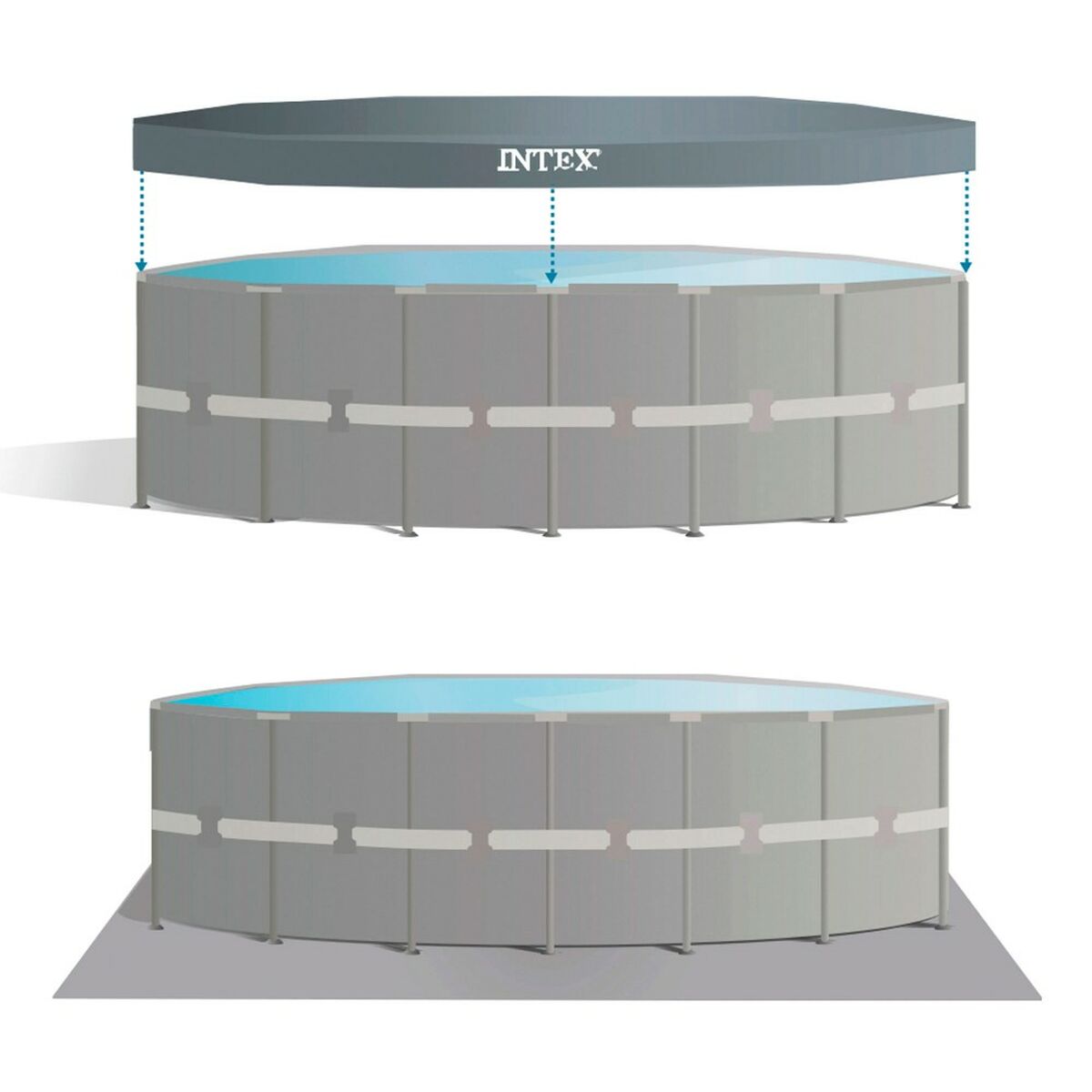 Piscina Smontabile Intex 26334 610 x 122 x 610 cm