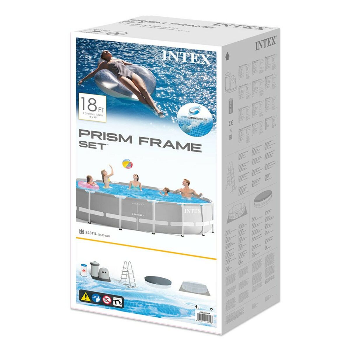 Piscina Smontabile Intex 26732NP 549 x 122 x 549 cm