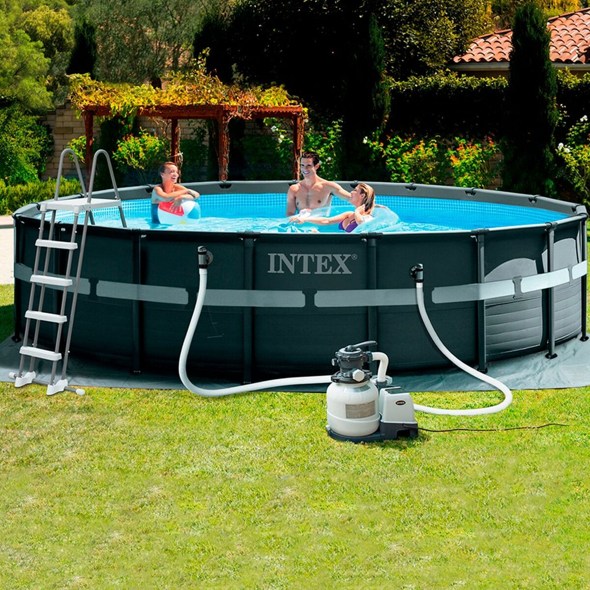 Piscina Smontabile Intex 549 x 132 x 549 cm