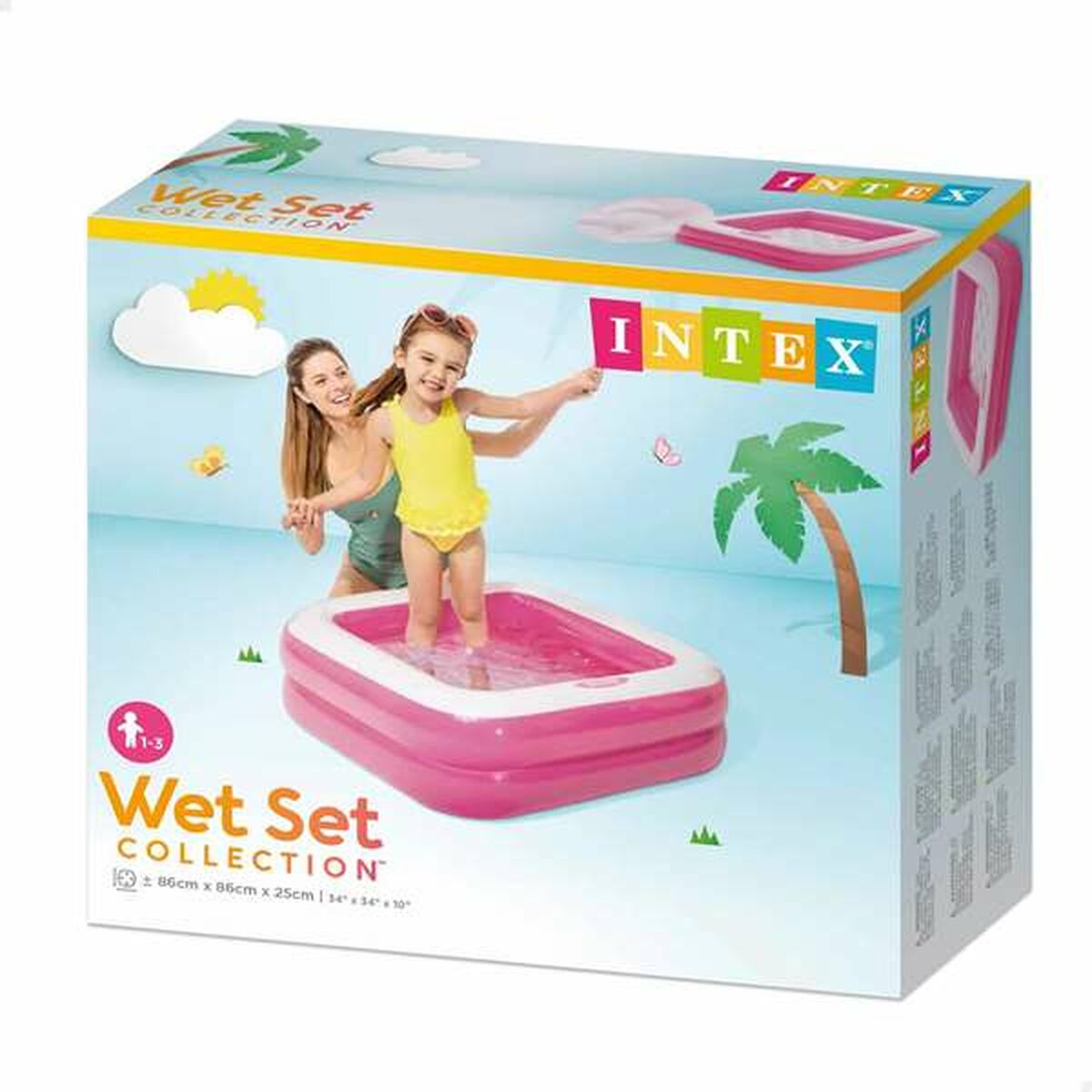 Piscina per bambini Intex 57100NP 85 x 85 x 23 cm