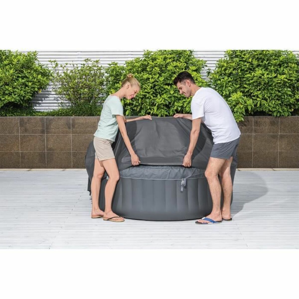 Copertura per piscina Bestway 60317 / 23 Grigio