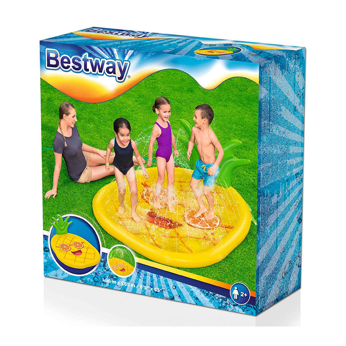 Giocattolo Spruzzatore d'Acqua Bestway Ananas 196 x 165 cm Plastica