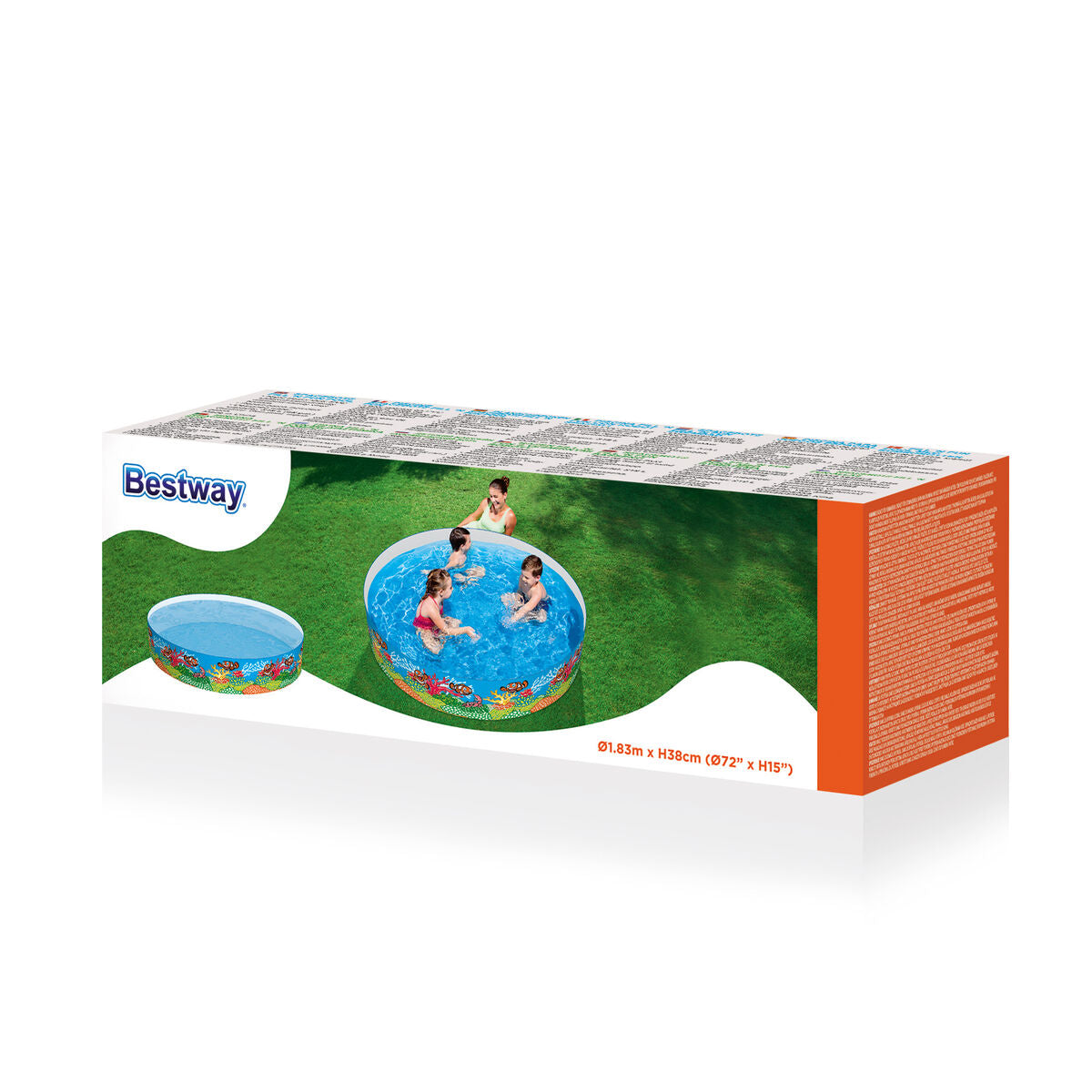 Piscina Gonfiabile per Bambini Bestway Marino 183 x 38 cm